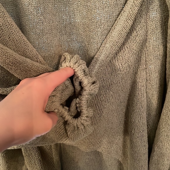 Saboskirt green sweater light knit dress size small - Picture 4 of 5